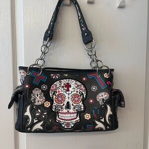 Cowboy Trendy Skull Handbag